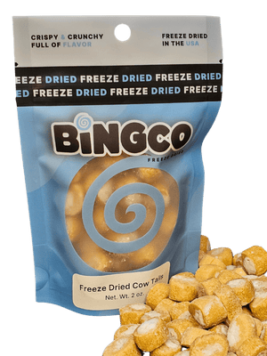 Freeze Dried Cow Tail Bites - Bingco