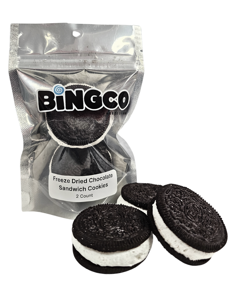 Freeze Dried Chocolate Sandwich Cookies