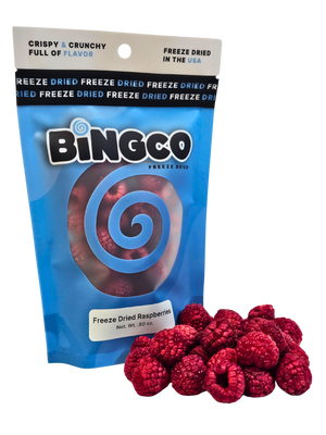 Freeze Dried Raspberries - Bingco