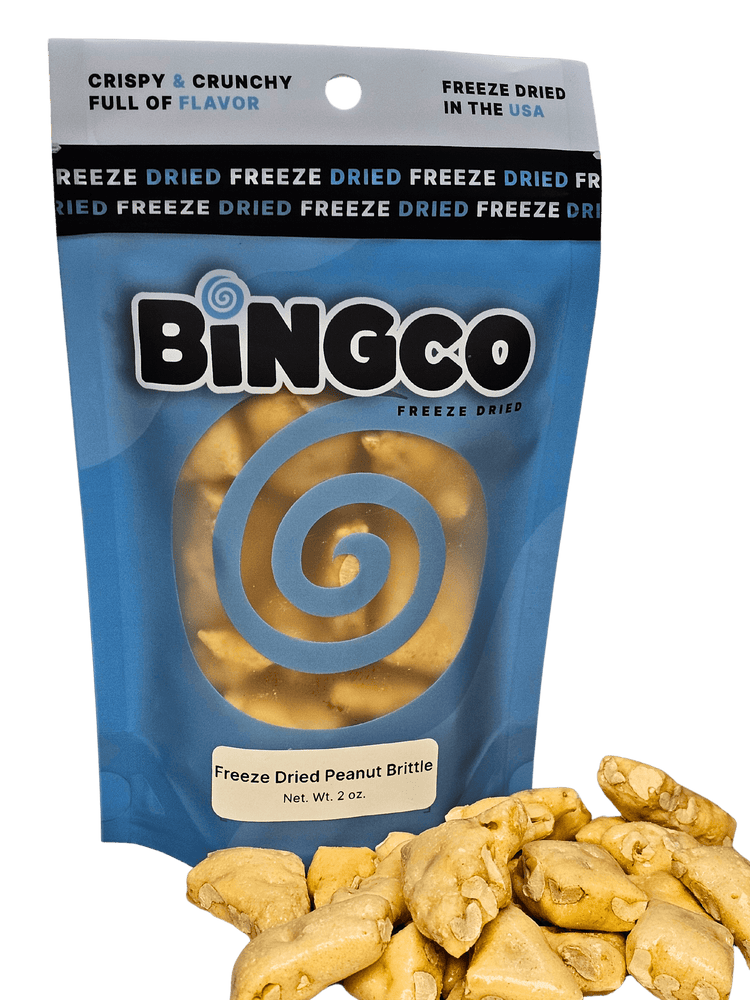 Freeze Dried Peanut Brittle - Bingco