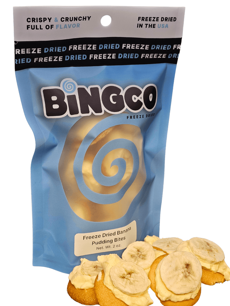 Freeze Dried Banana Pudding Bites - Bingco