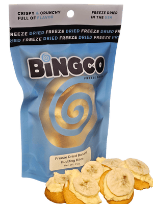 Freeze Dried Banana Pudding Bites - Bingco