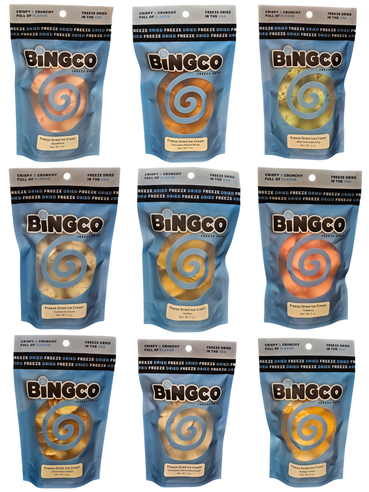 Freeze Dried Ice Cream Sampler - Bingco