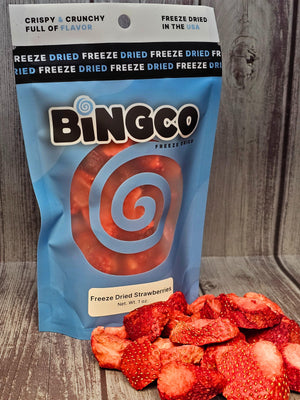 Freeze Dried Strawberries - Bingco